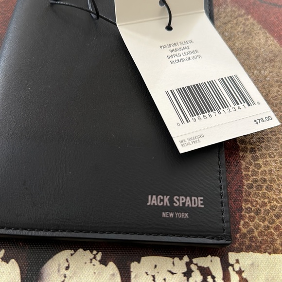 Jack Spade Bags Jack Spade New York Men Passport Sleeve Case Black